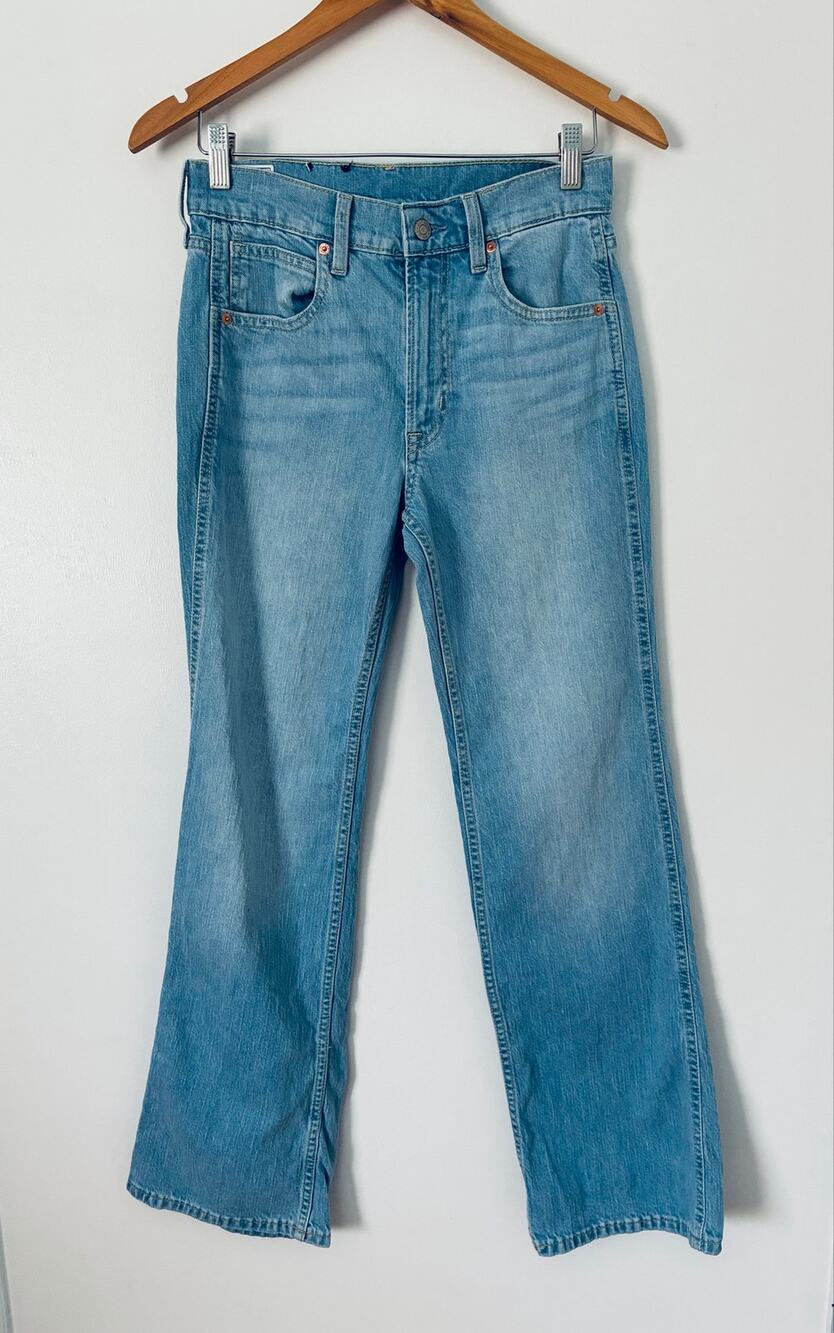 Gap Vintage Flare High Rise Light Wash Jeans Size 2R